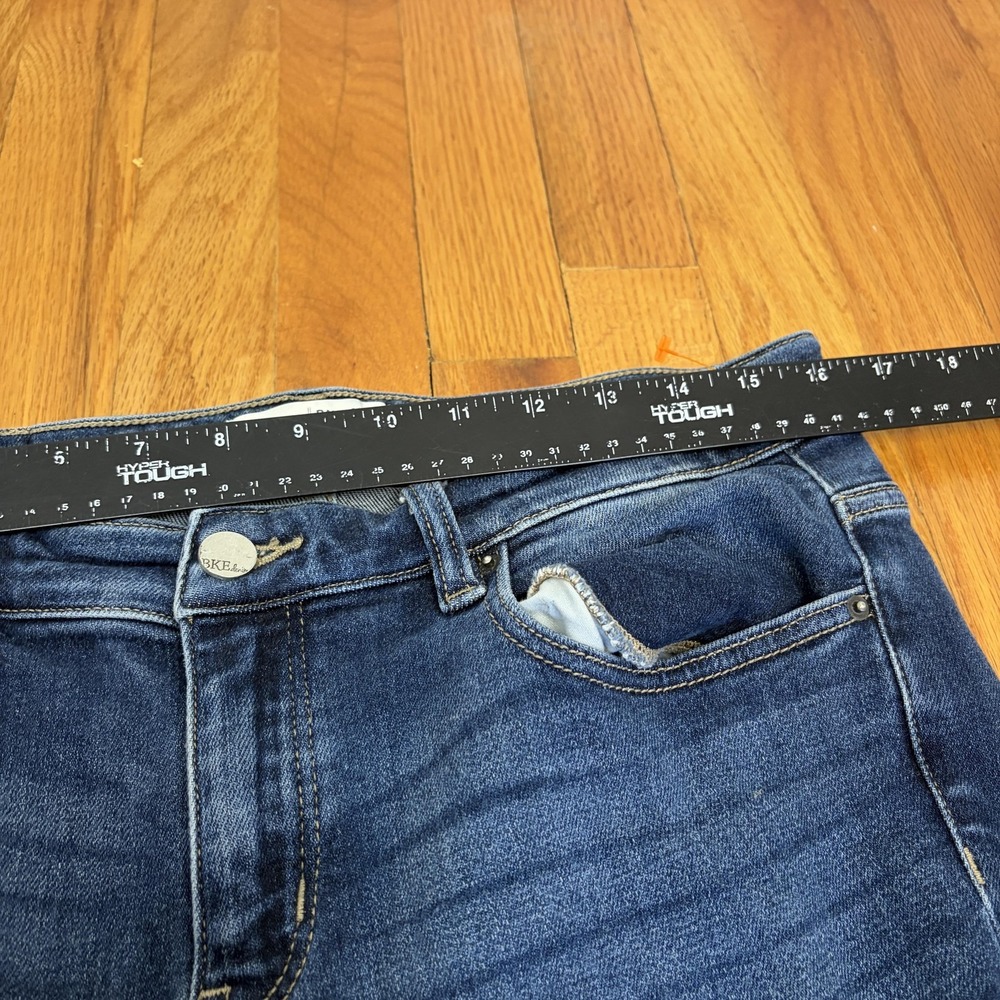 BKE Payton Jeans Womens 29x31.5 Blue Medium Wash Mid Rise Skinny Stretch Denim - Picture 6 of 9